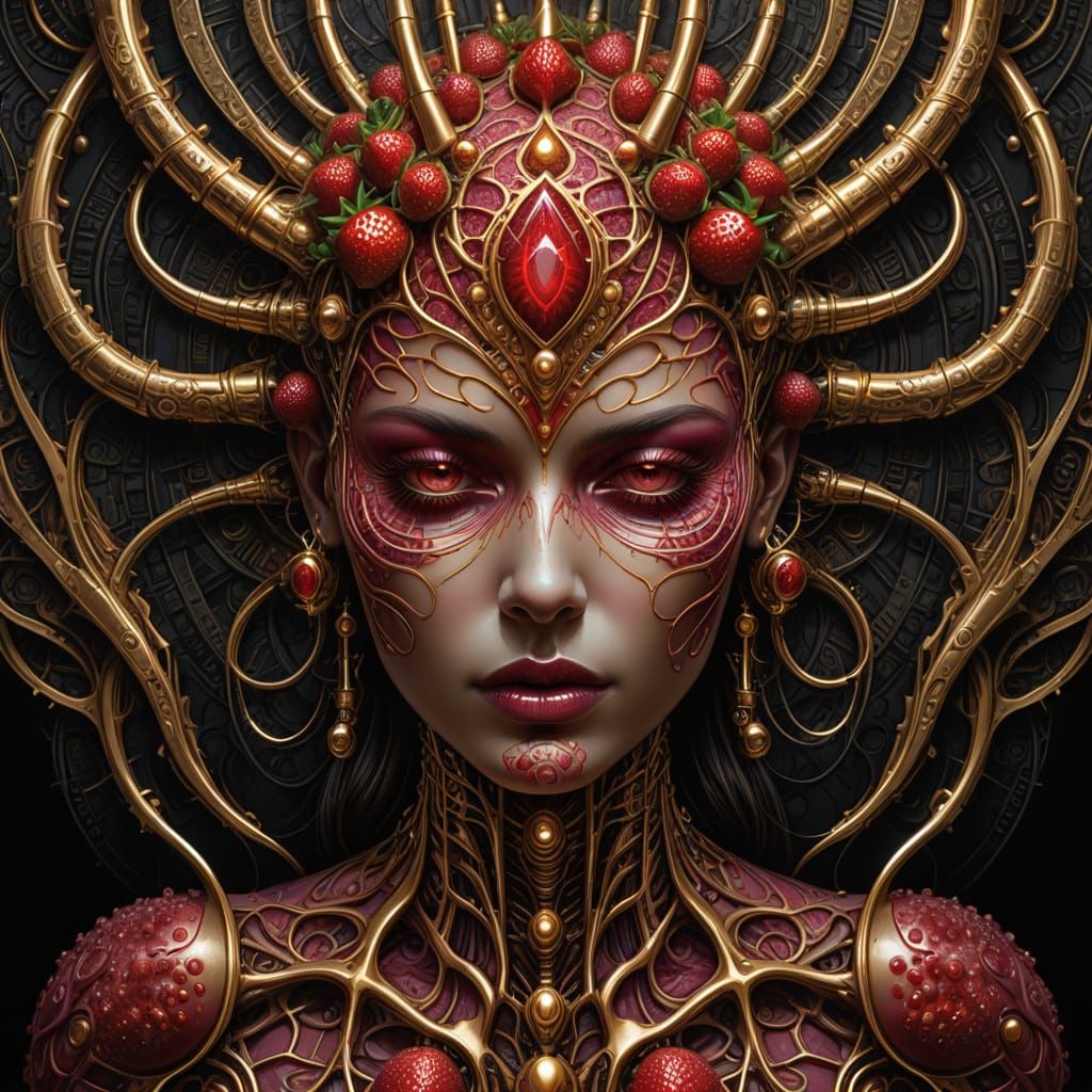 Ethereal, Biomechanical Goddess of Fractal Beauty