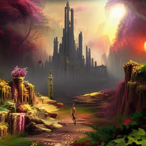 Colorful Unicorns and Flowers in Lost Cities