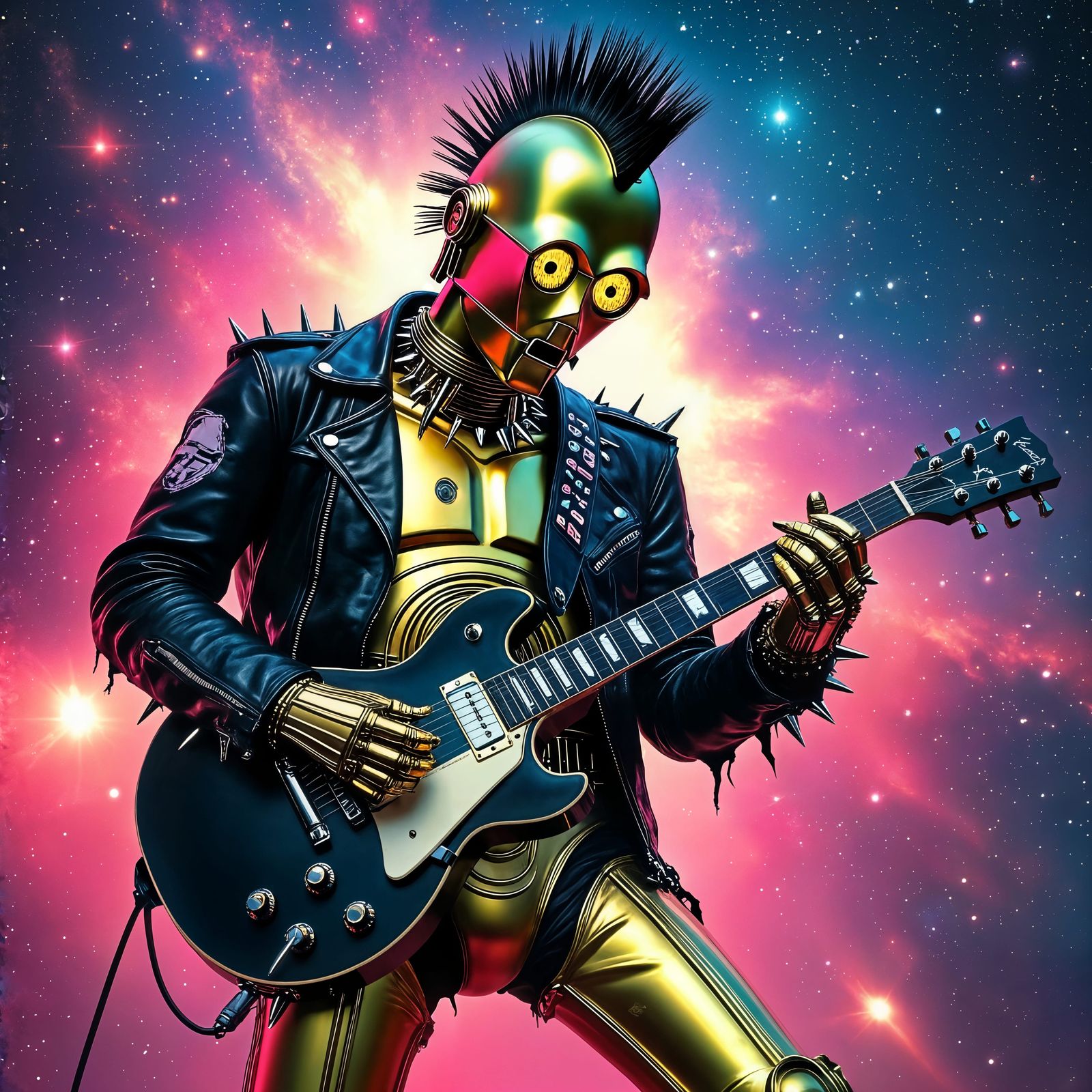 C-3PO Rocks Out in Outer Space
