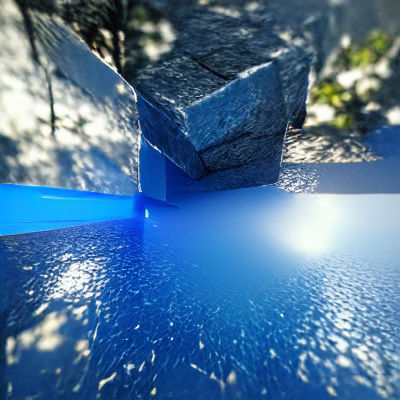 Blue Square Rendered in CryEngine