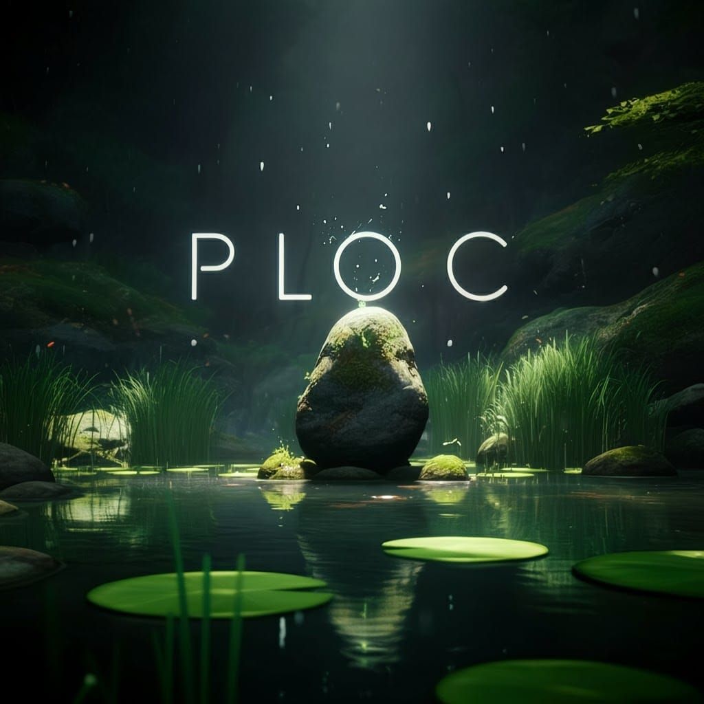Word PLOC in Pond, as Detailed Splash Art