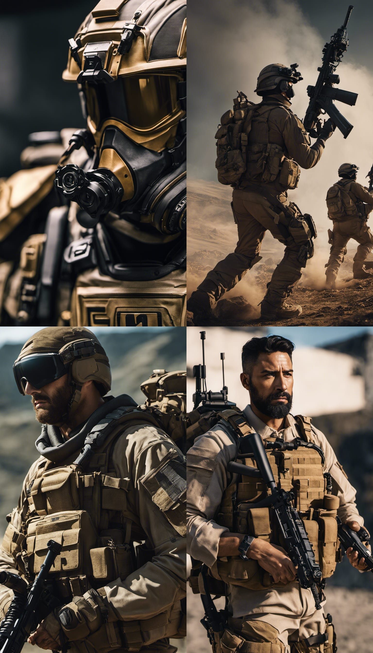 Jesus Christ as Delta Force Operator: Hyperrealistic Concept...