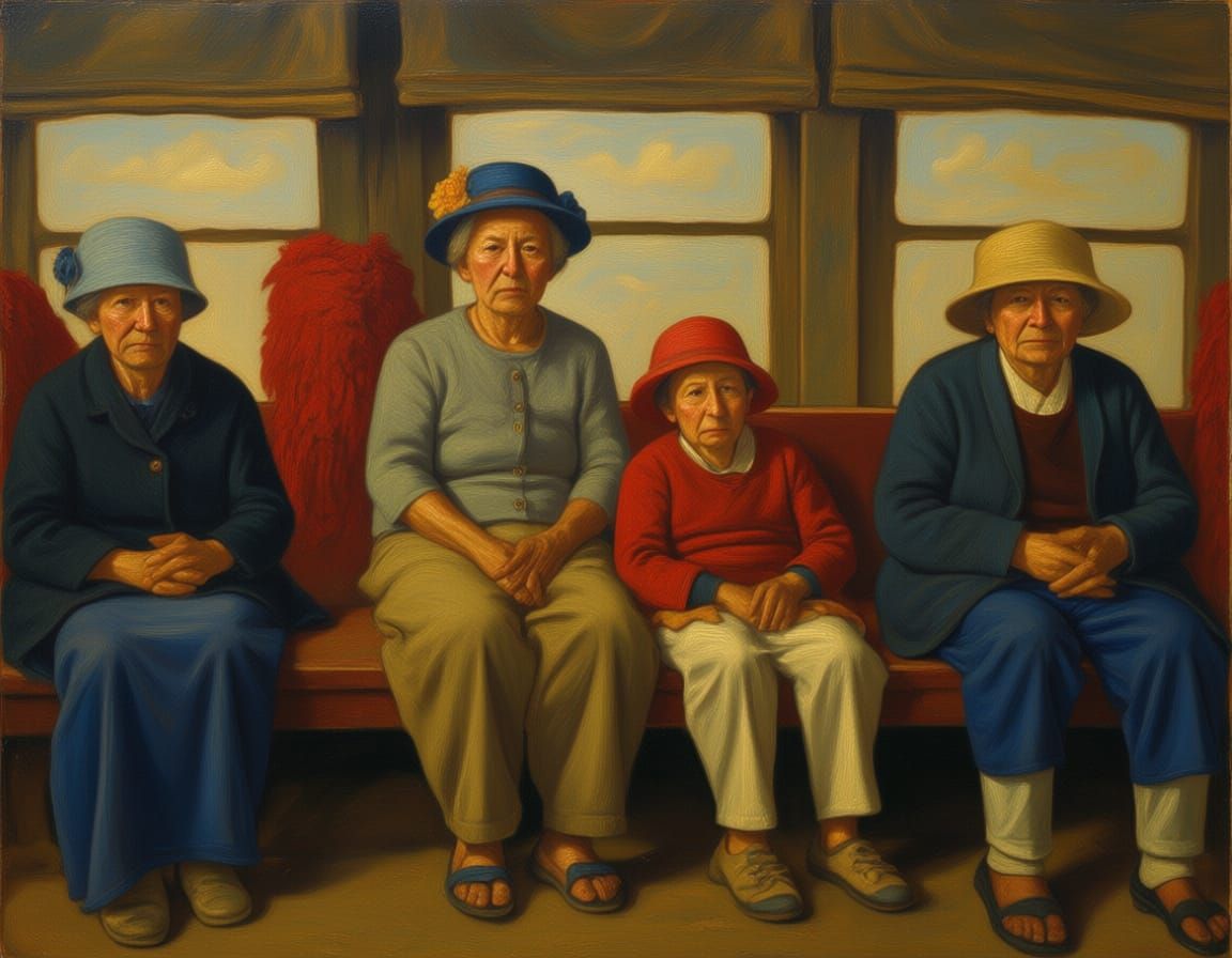 Imperfect Family in Somber, Dark Tones