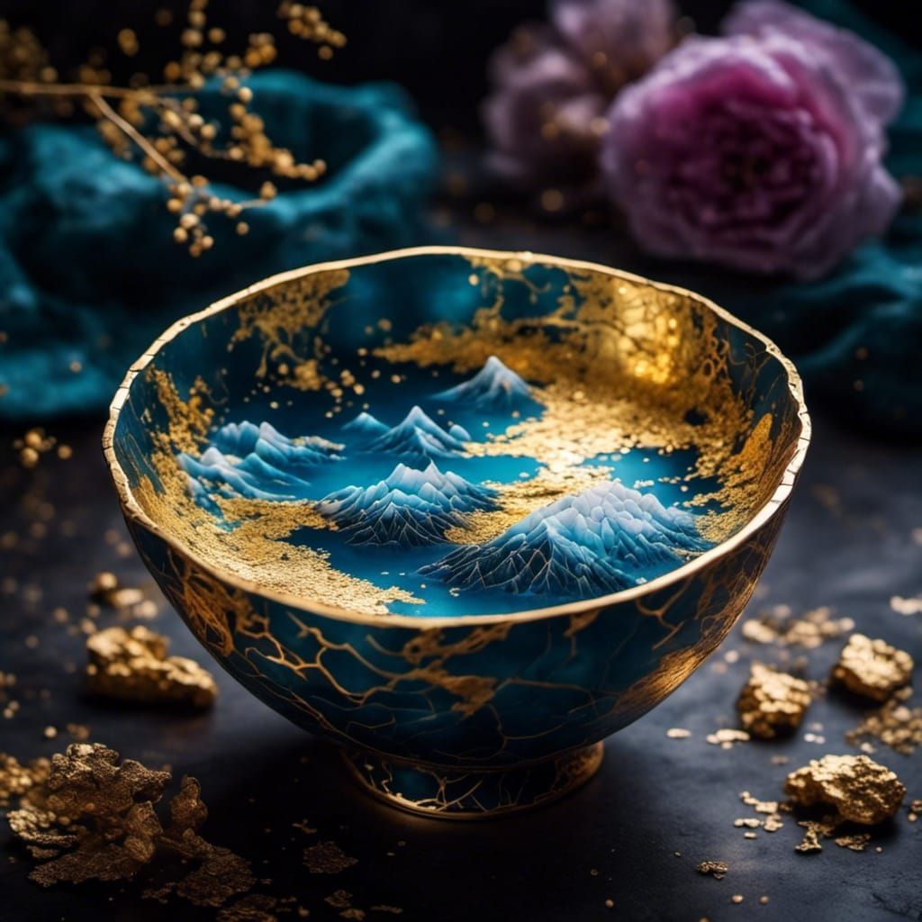 Kintsugi: Art of Golden Repair, Embracing Imperfection
