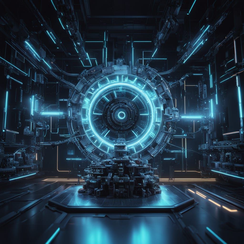 Intricate Cybernetic Pet with Neural Network Brain