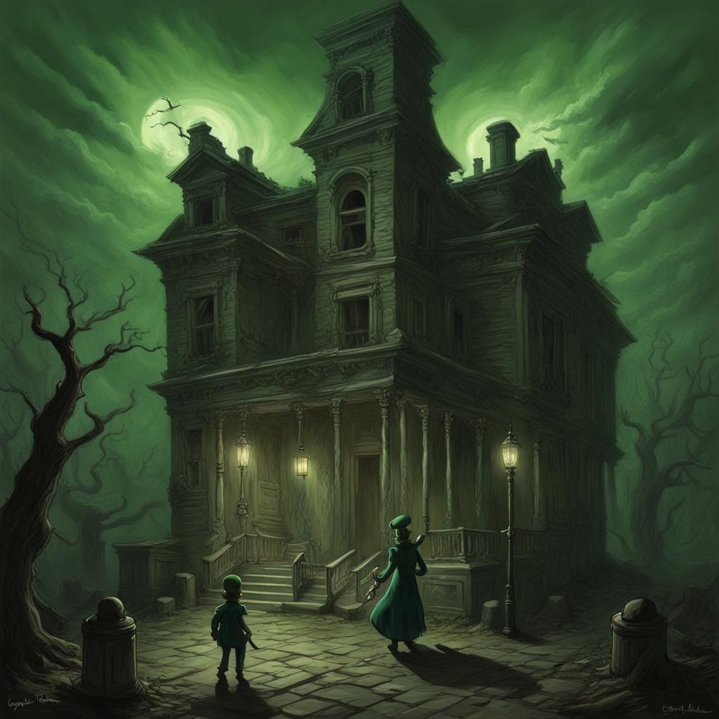 Luigi's Mansion in Horror Style
