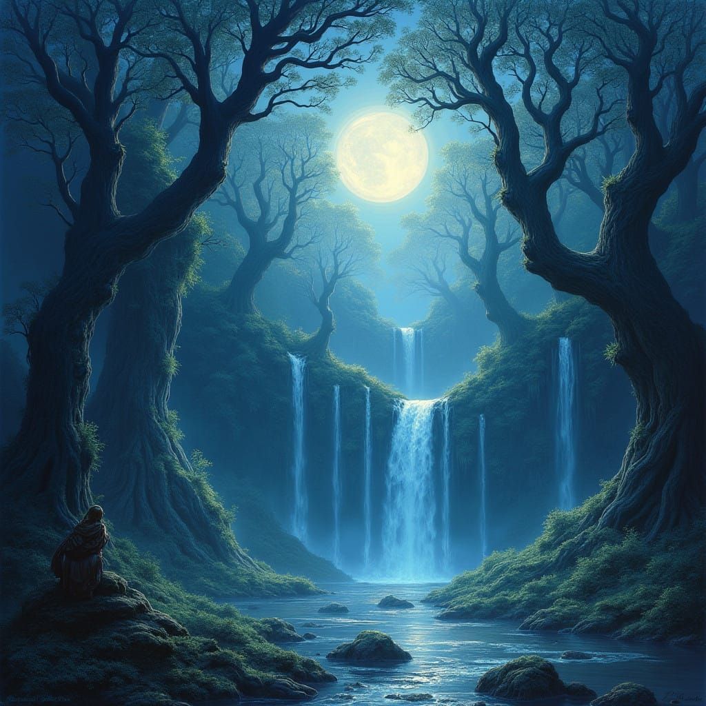 Moonlit Elven Realm of Daernys Aur