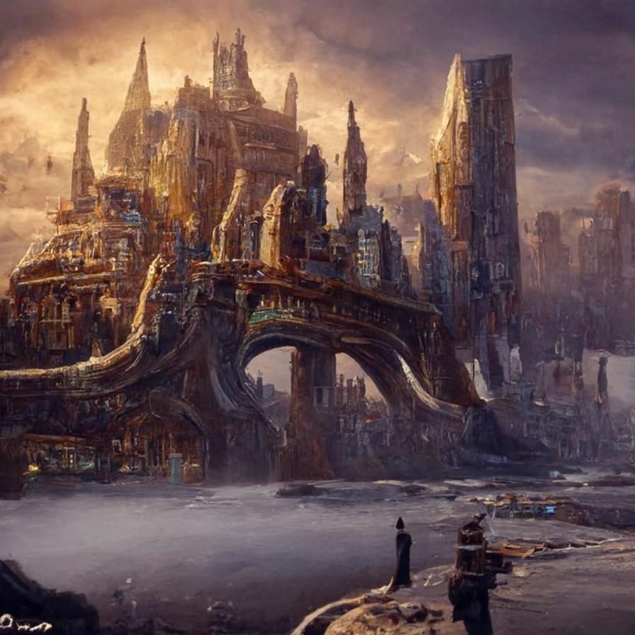 Hyperdetailed City of Knowledge by Greg Rutkowski