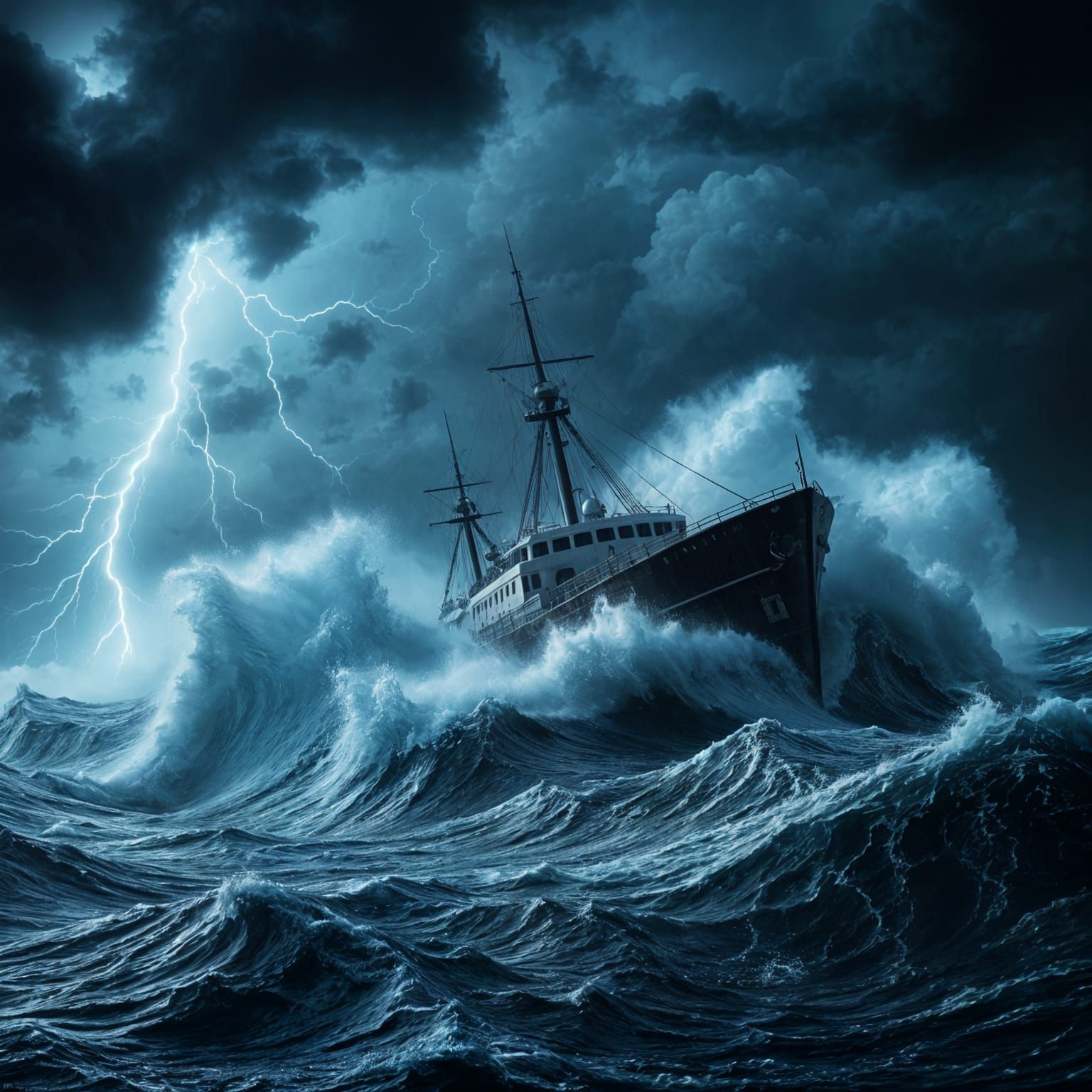 Epic Stormy Seas in Photorealistic Detail