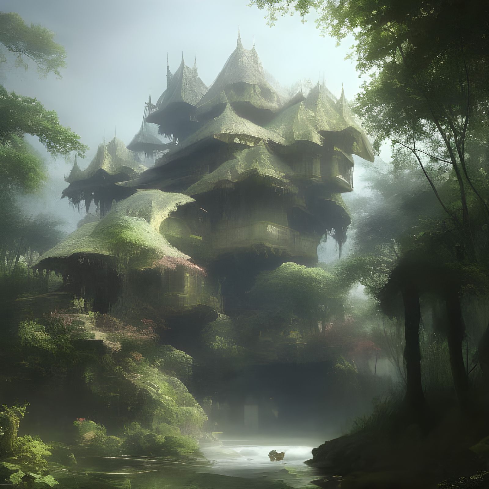 Futuristic Hilltop House with Optical Illusions