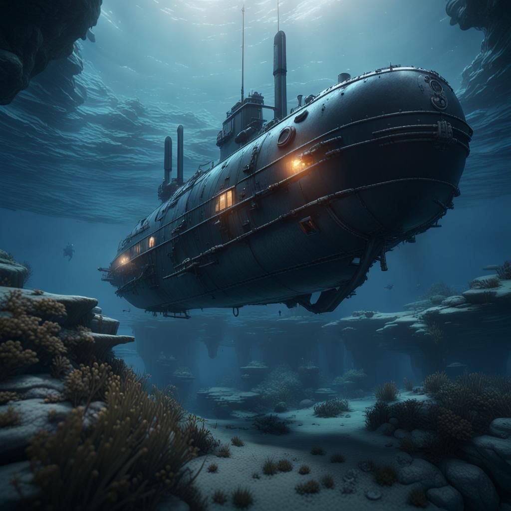 Modern Submarine: 3D Game Cinematic Masterpiece