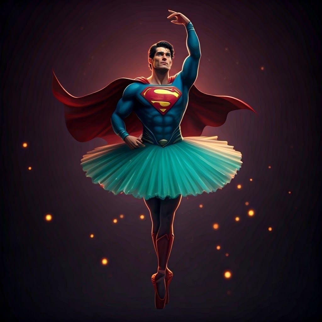 Superman's Ballet Debut: A Dark Fantasy Concept