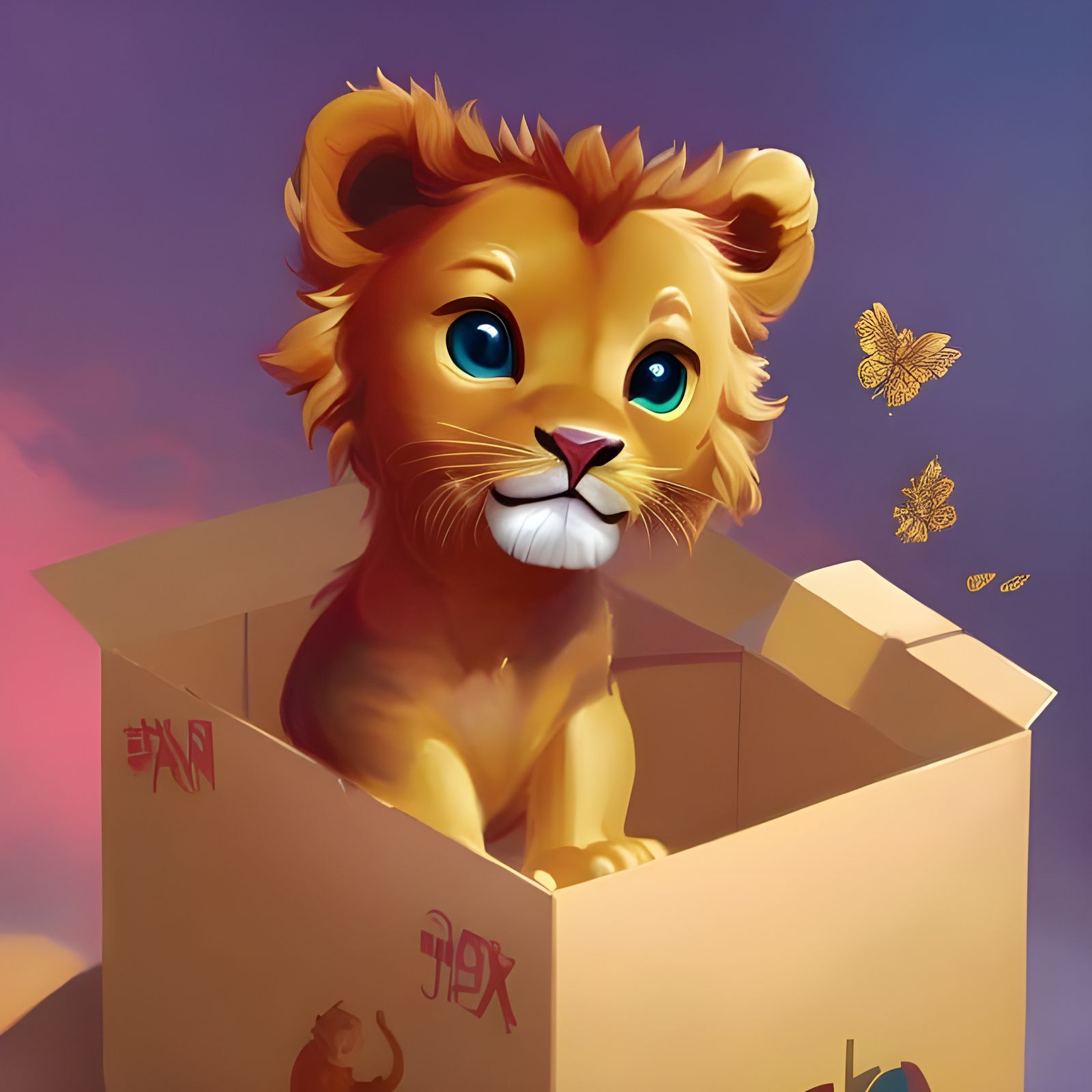 My Father said Anything in This Cardboard Box is my Kingdom