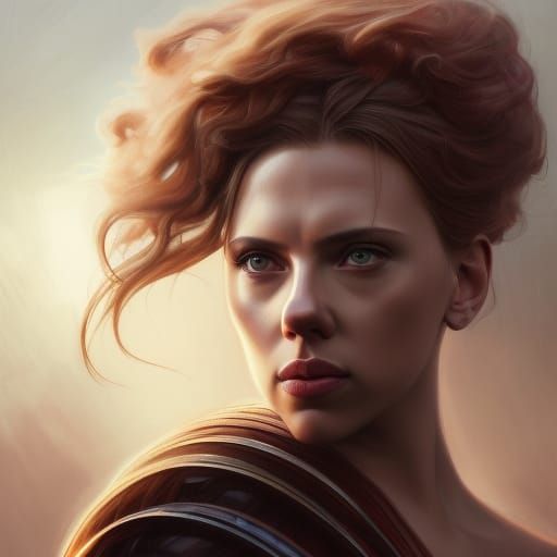 Scarlett Johansson as Dune Character Portrait