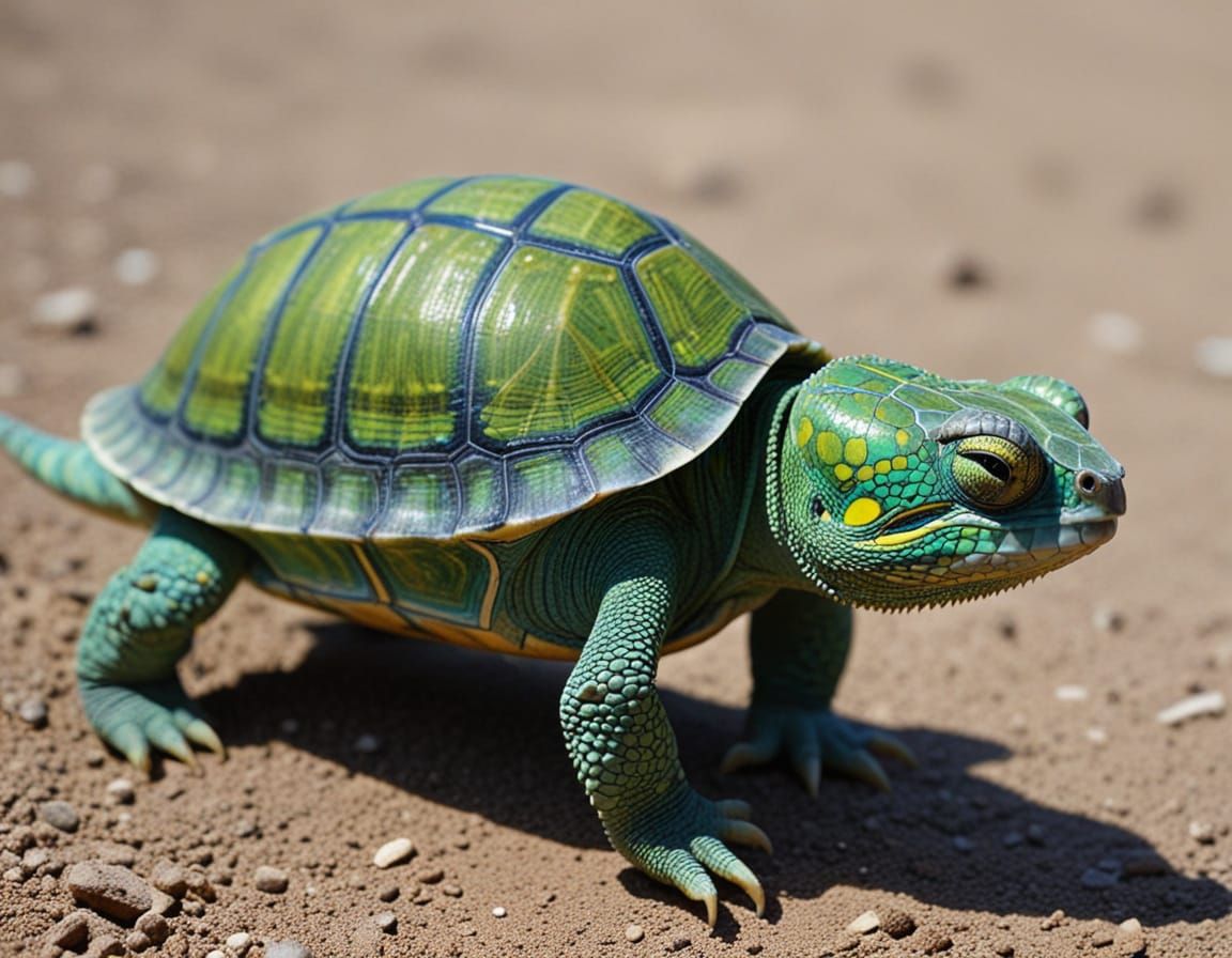 Turtle Chameleon Hybrid Animal