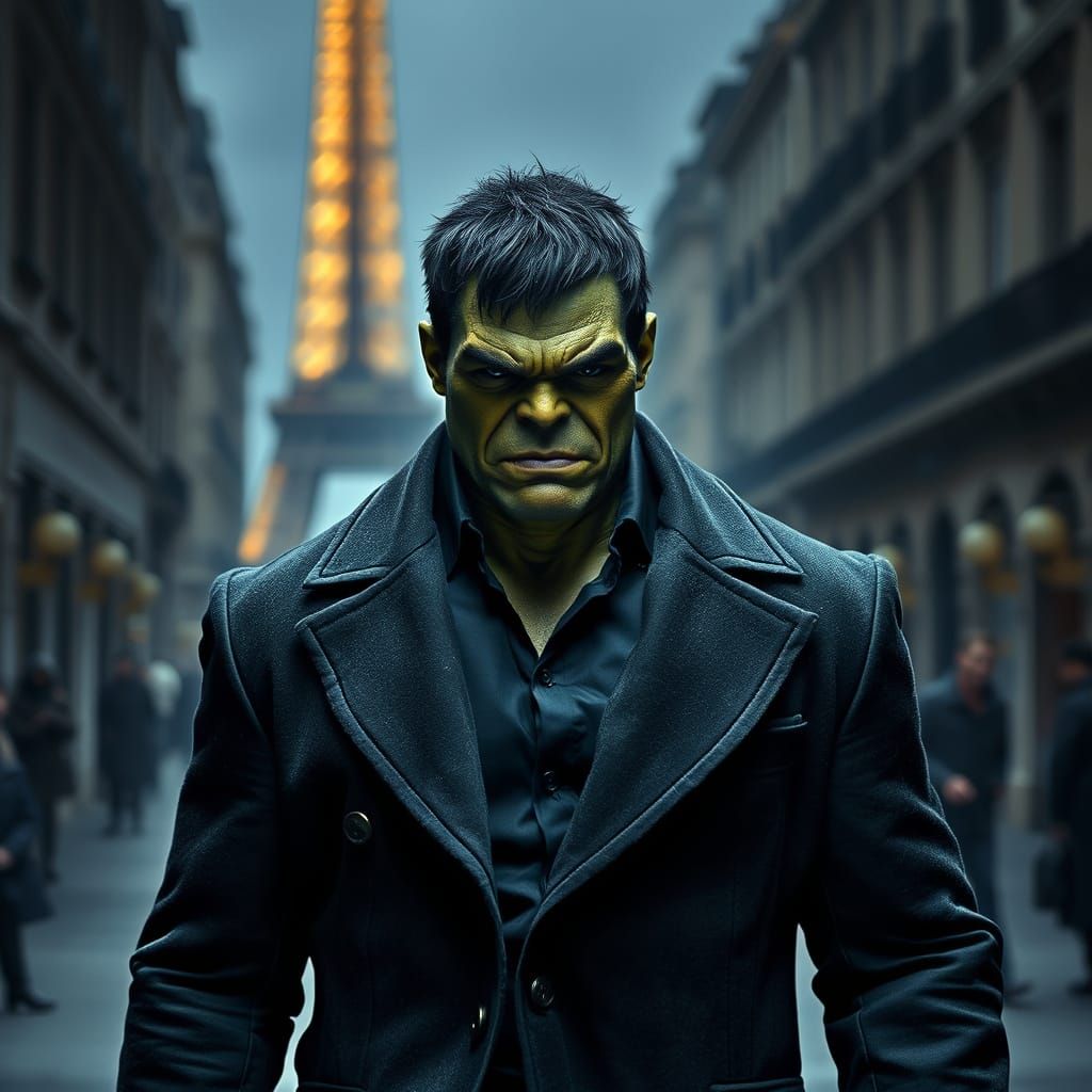 Hulk Struts Down Paris Catwalk in Luxurious Armani Attire
