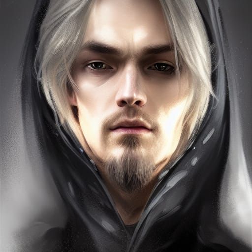 Medieval Man Portrait in Hyperdetailed Digital Art