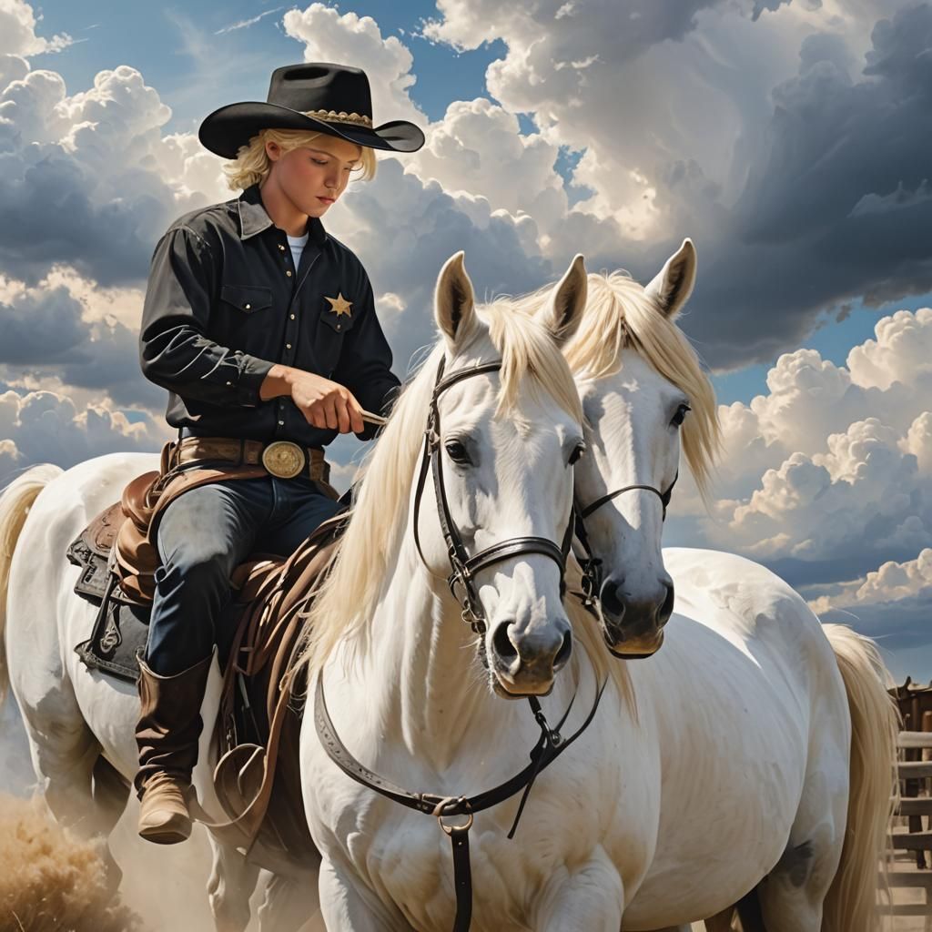 Heavenly Horse Stable in the Clouds