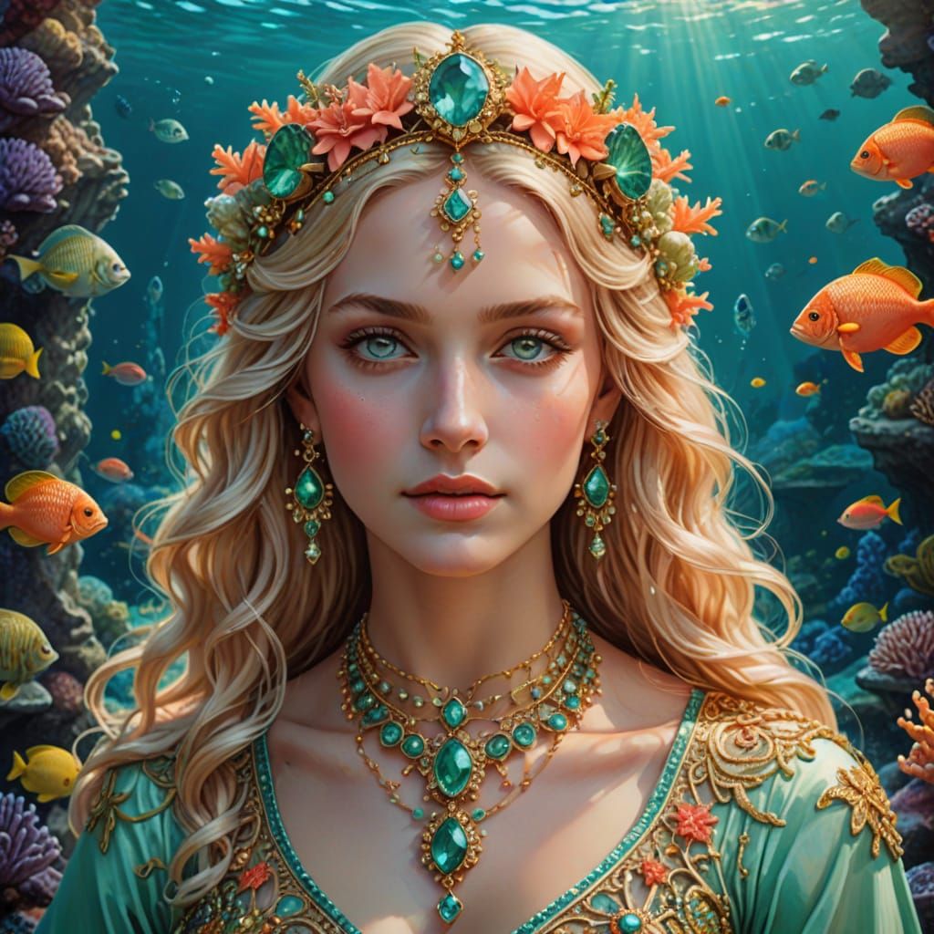 Evagore: A Nereid Goddess Portrait