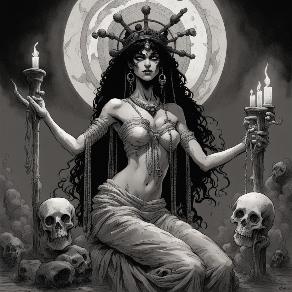 Sailor Pluto as a Voodoo Goddess