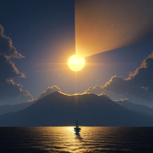 Sun and Moon Smiling: 3D Unreal Engine Render