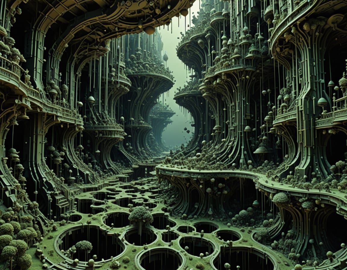 Cyberpunk Code Mandelbulb 3D World