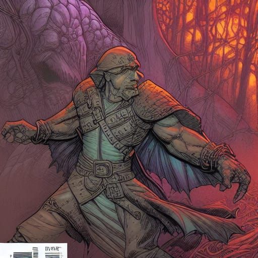 D&D Comic Book Art by Brooks and Mumford