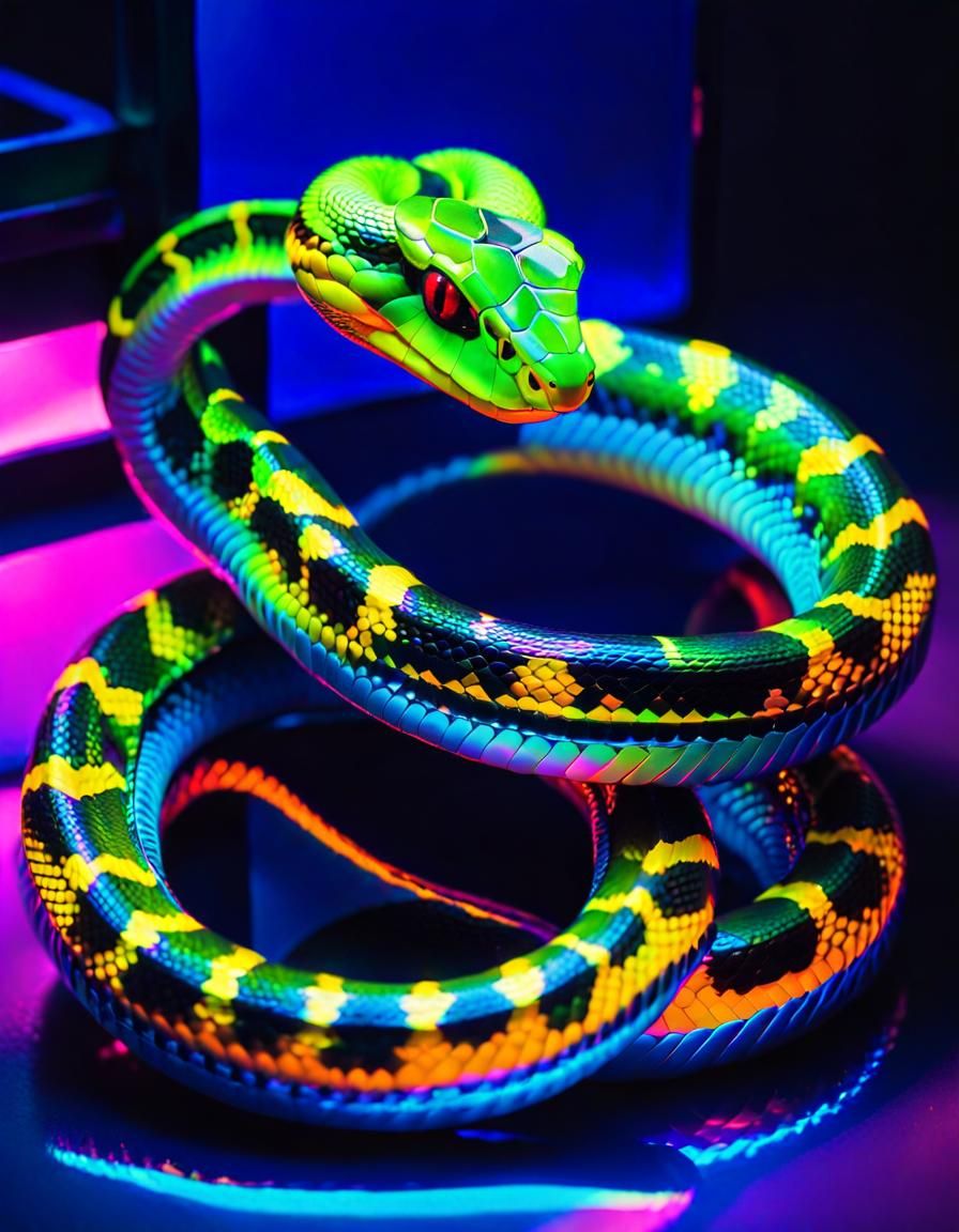 Fluorescent 🐍 Snake