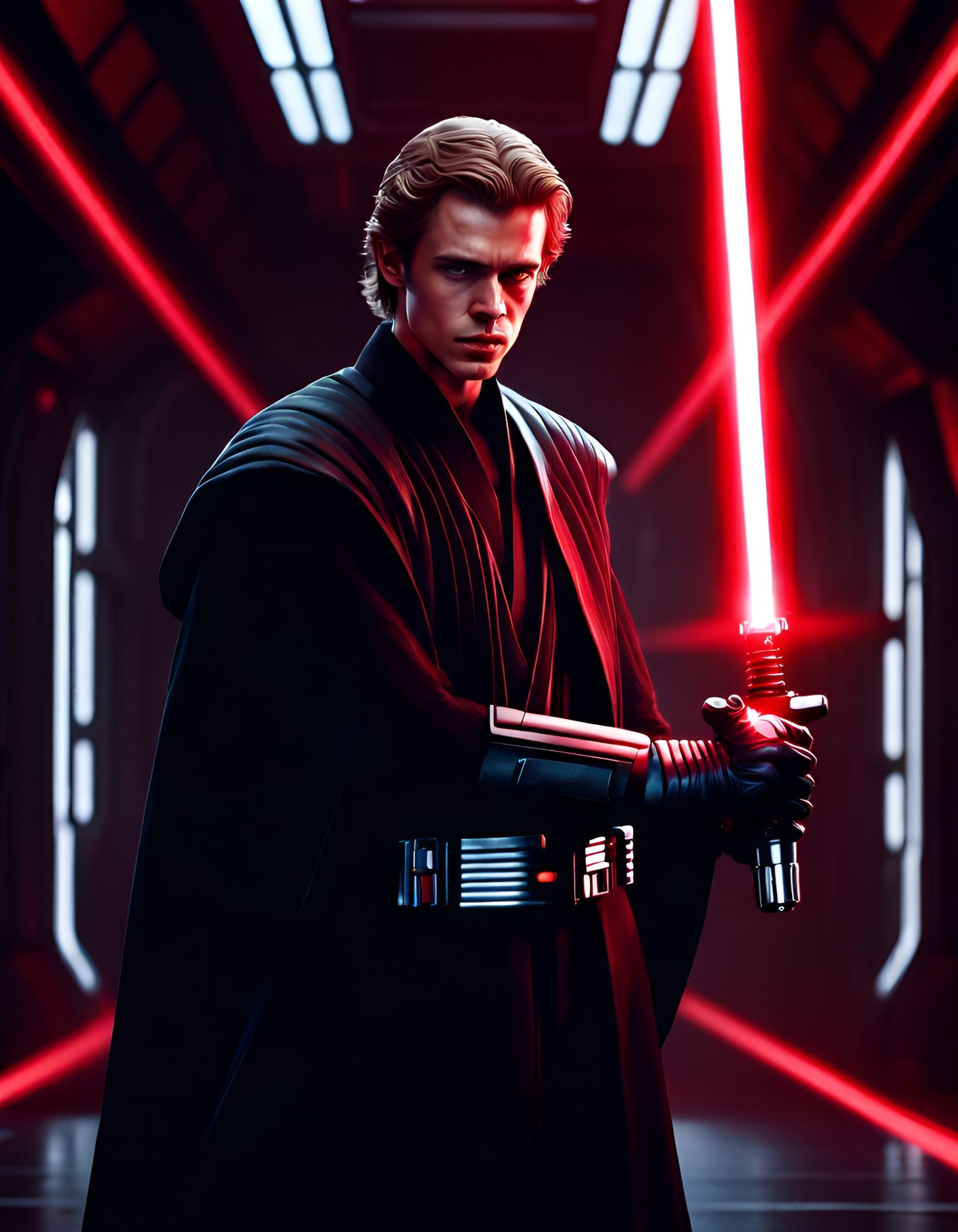 Darth Vader Concept Art in Photorealistic Style