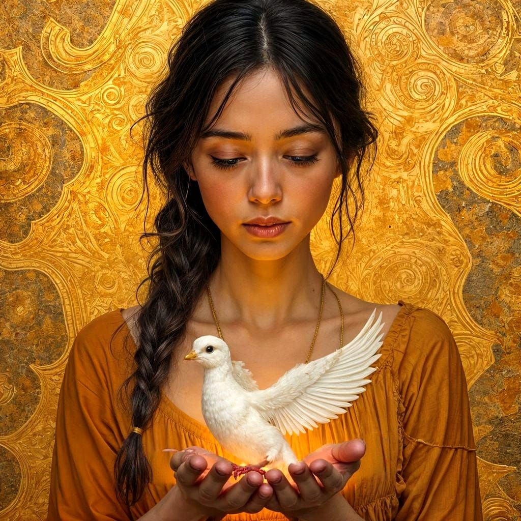 Ethereal Trust Revealed in Hazy Light