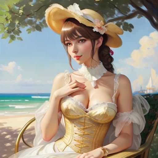 Sensual Feminine Beauty with Perfect Anatomy