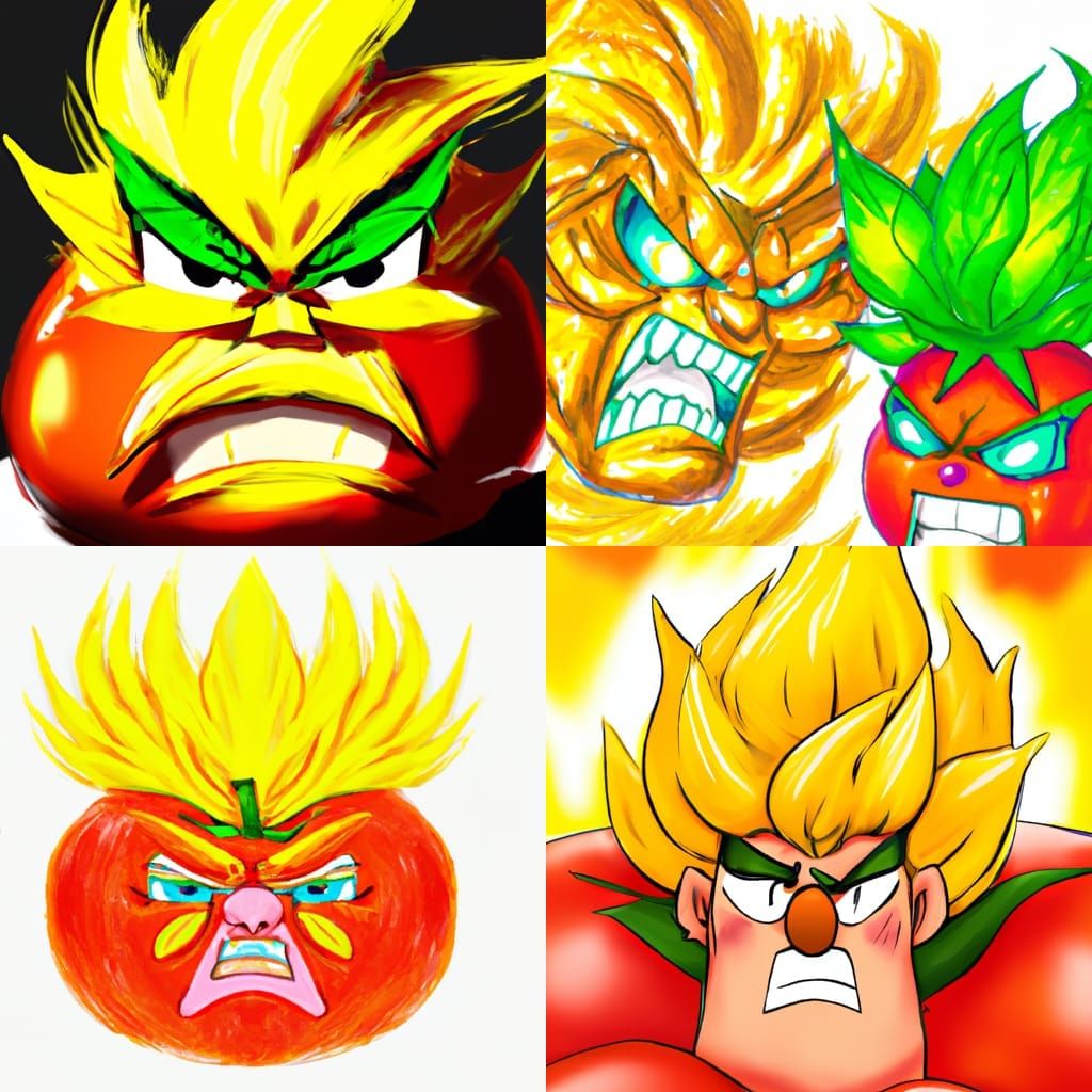 Tomato Vegitale in Jojo's Bizarre Adventure Style