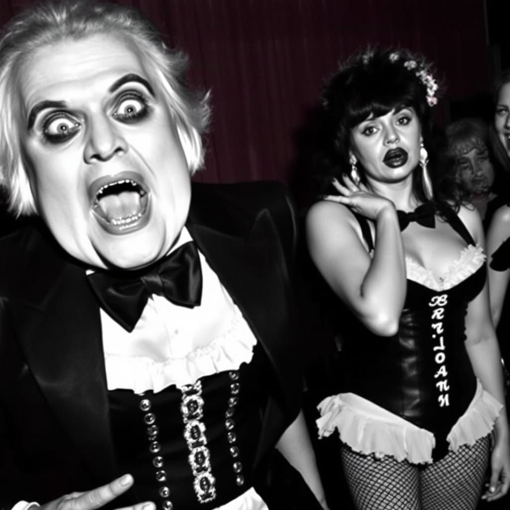 Rocky Horror Puritan Show Costume Party