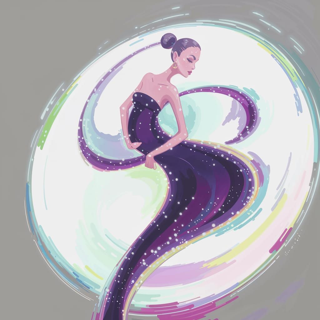 Surreal Anime-Inspired Fashion Illustration with Maximalist ...