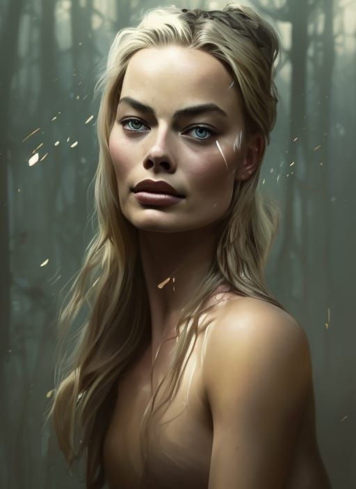 Dystopian Wasteland: Portrait of a Beautiful Woman