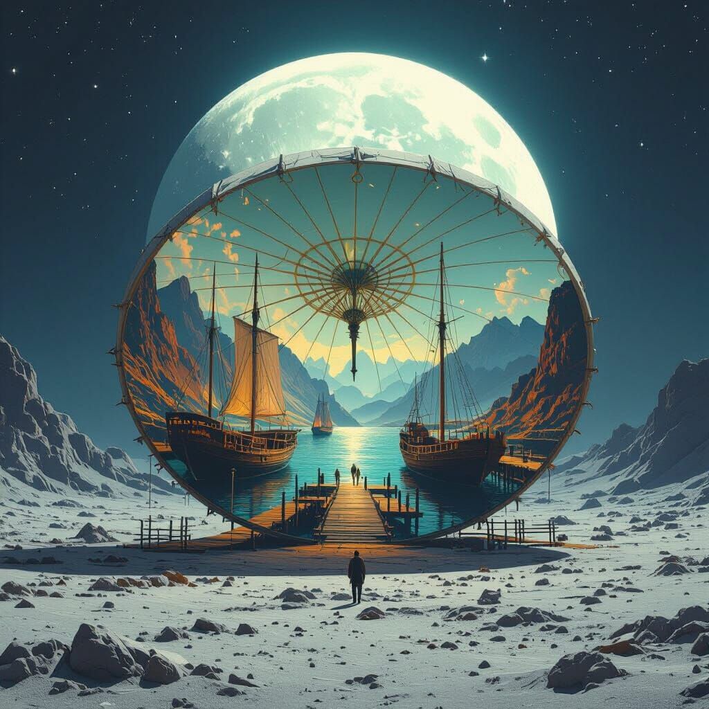 Parasol Reveals Ancient Harbor on the Moon