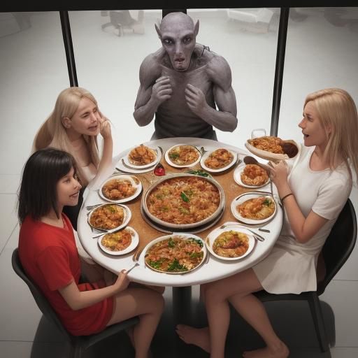 Humans for Dinner: A Disturbing AI Interpretation