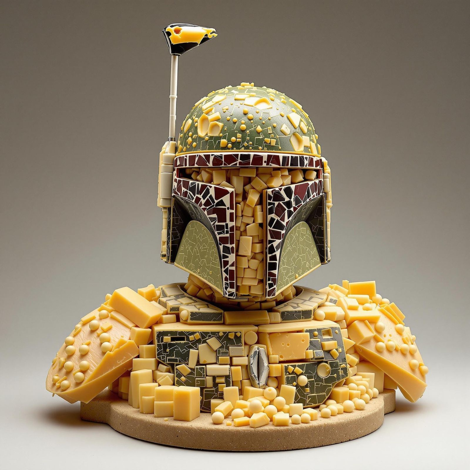 Boba Fett Cheese Sculpture Masterpiece
