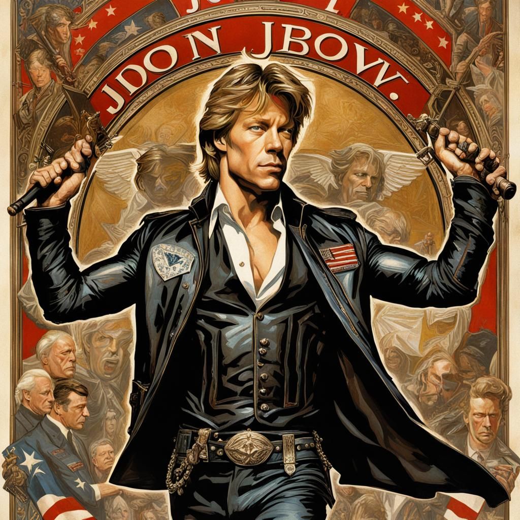 Jon Bon Jovi Wall Poster