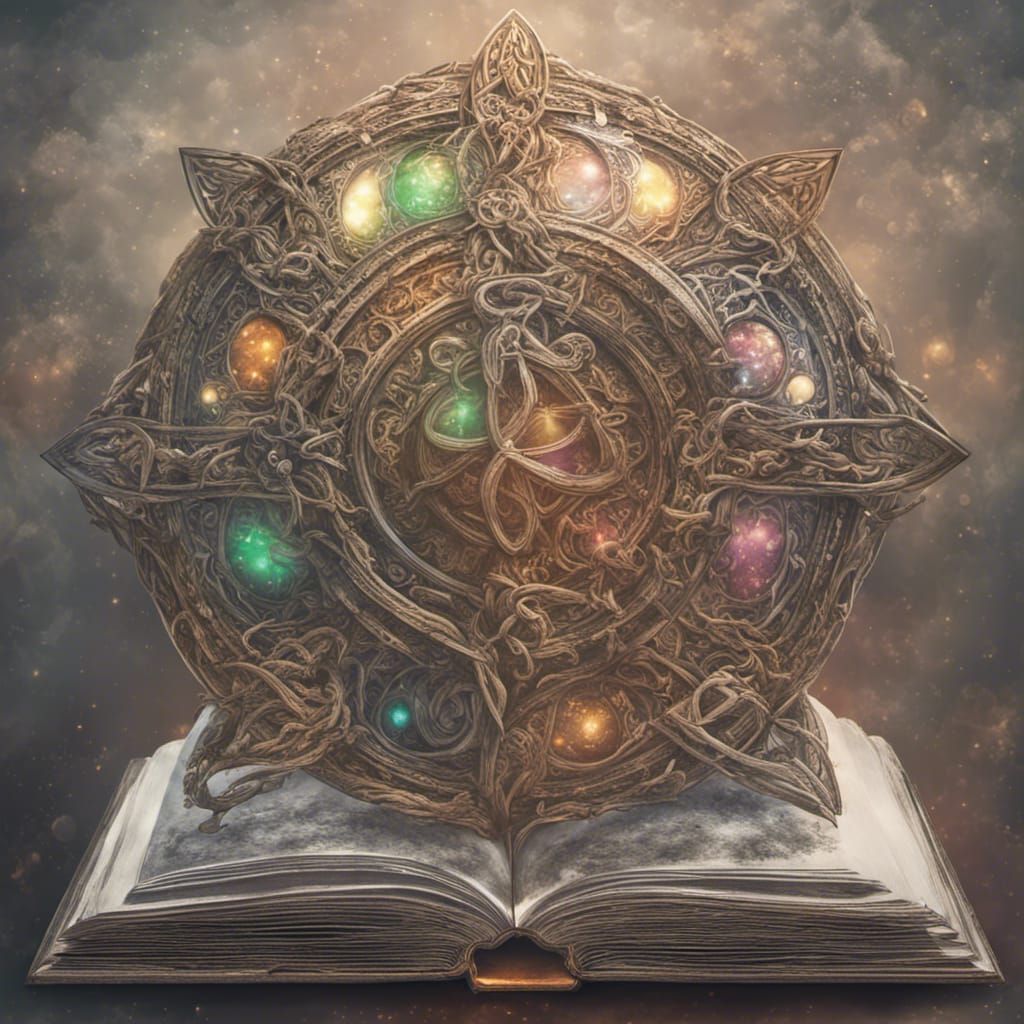 magical celtic book of "spells'