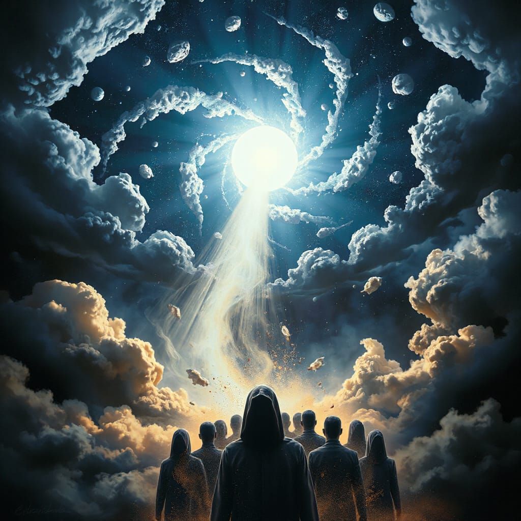 Cosmic Energy Dissipates Illusion With Radiant Light