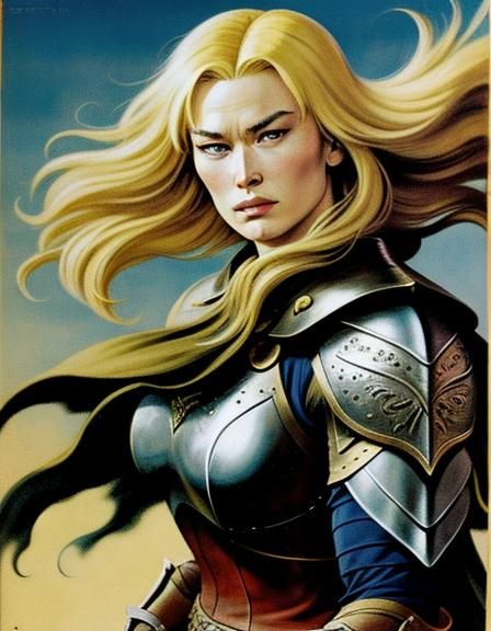 Lena Headey in Frank Frazetta world