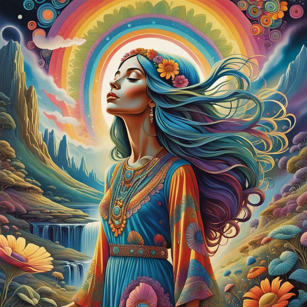 1960's Psychedelic Art Scene