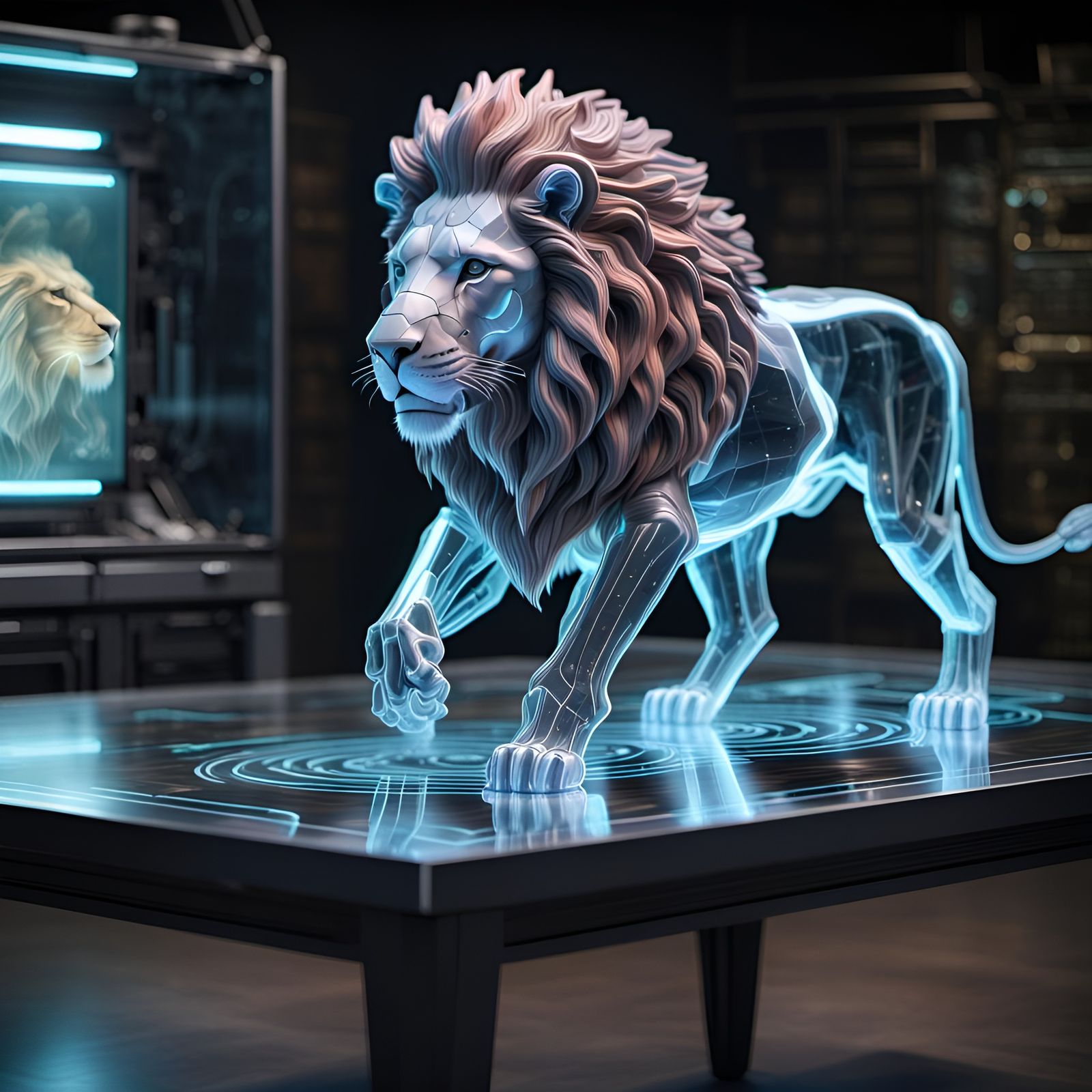 Hologram Lion(2)