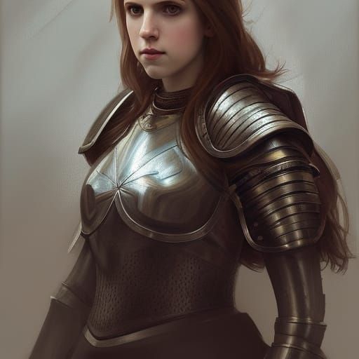 Medieval Knight Portrait in Hyperdetailed Digital Art