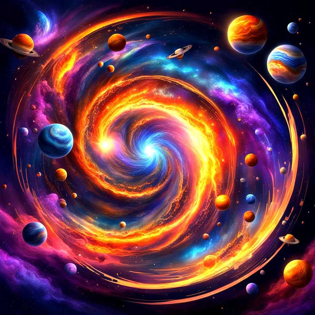 Fantastical Universe Beyond: Detailed Matte Painting