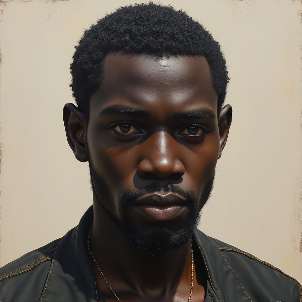 Wise Old Man in the Style of Contemporary Masters