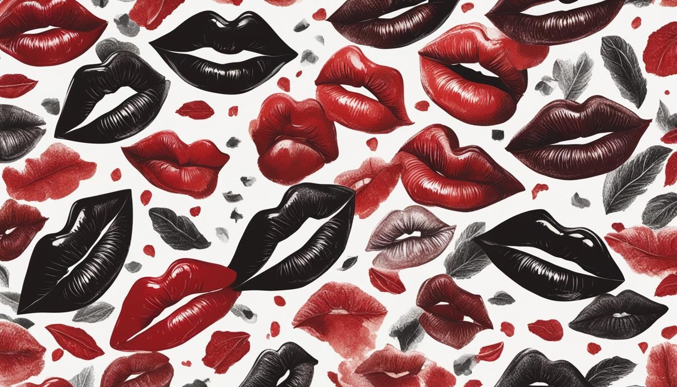 Intimate Kiss in Secret Chamber with Deep Colors