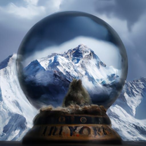 Mount Everest Vision in Crystal Ball