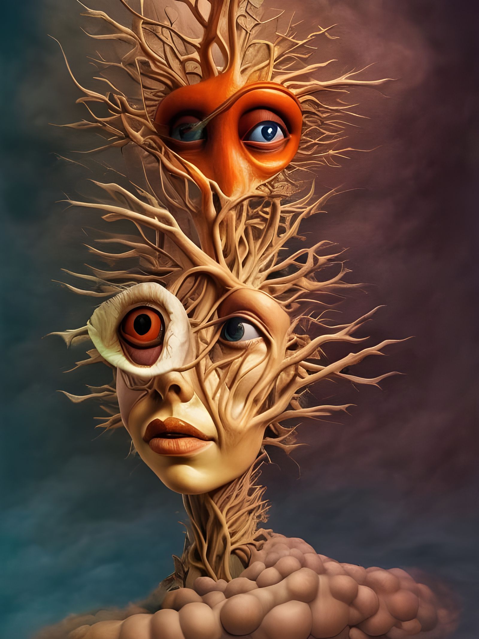 Magical Surreal Biological Prism in Photorealistic Style